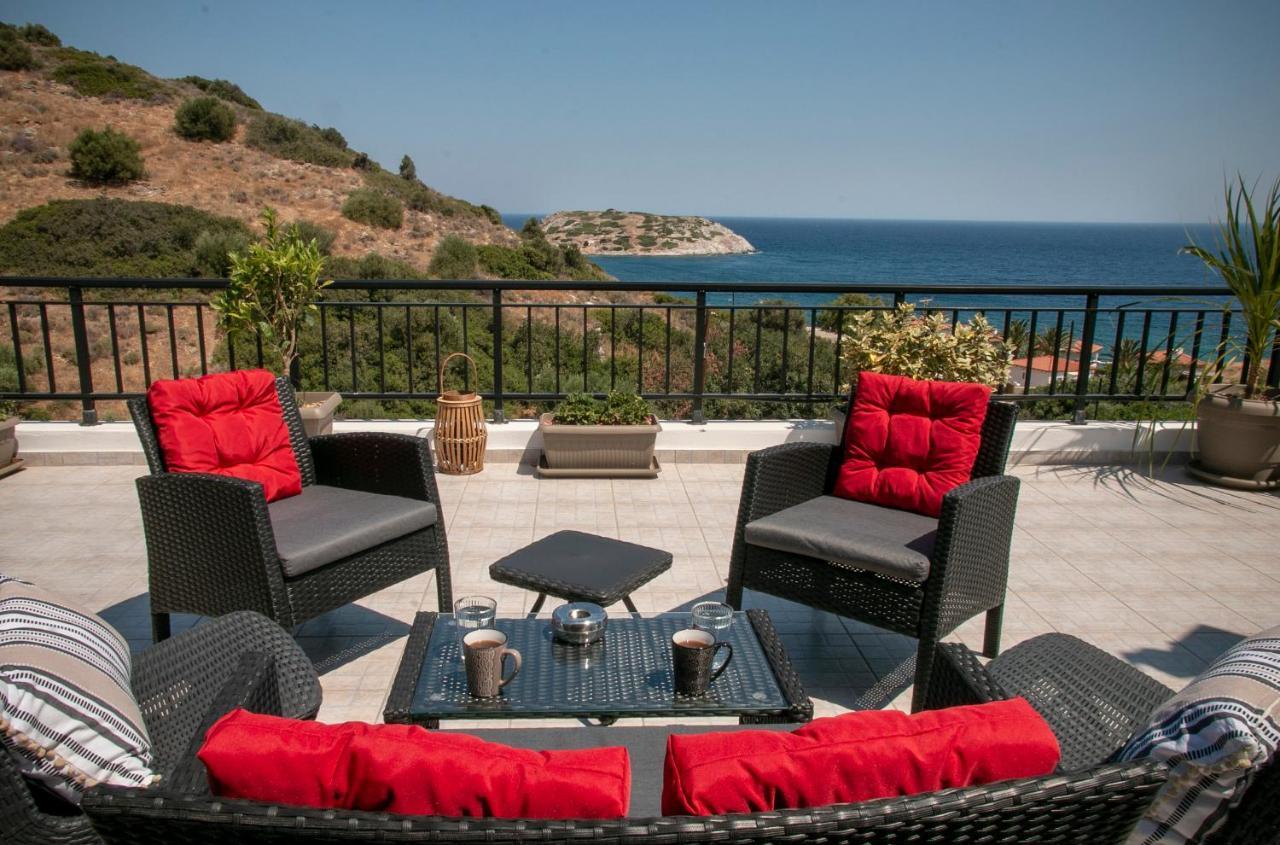 Summer Dream Cottage, 2Br, Beautiful Sea View Mochlos Exterior foto